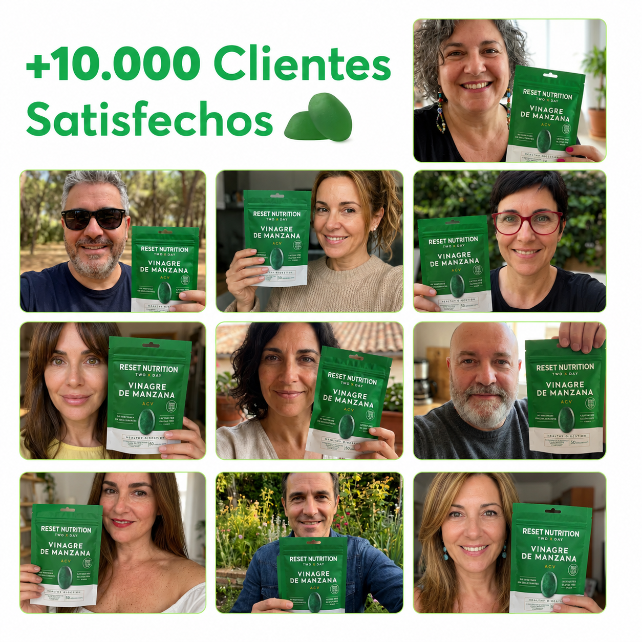 RESET ® Líbrate De La Hinchazón, Los Antojos Y Repará Tu Intestino