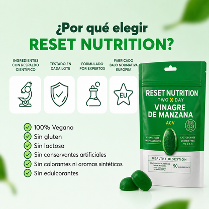 RESET ® Líbrate De La Hinchazón, Los Antojos Y Repará Tu Intestino